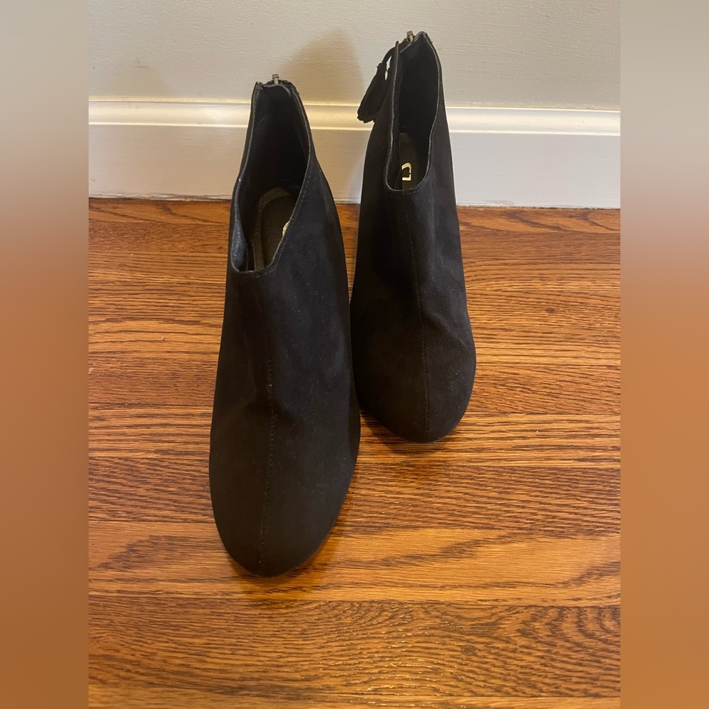 Black Suede Ankle Boots